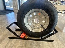 Powder Coated Semi Truck Spare Tire Carrier Rack Lyom-337