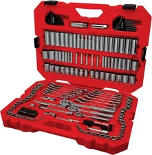 CRAFTSMAN Tool Set, 189 Piece Mechanics Tool Set, 1/4 ,3/8and 1/2 Inch Drive Soc