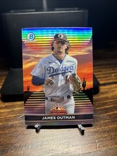 2022 BOWMAN CHROME - 2021 AFL FALL STARS JAMES OUTMAN #AFLS-28 (RC)