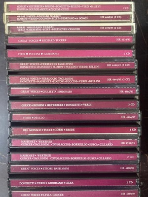 Bulk lot of Classical CDs (VOCAL Historical Recordings Memories) As Pictured F18