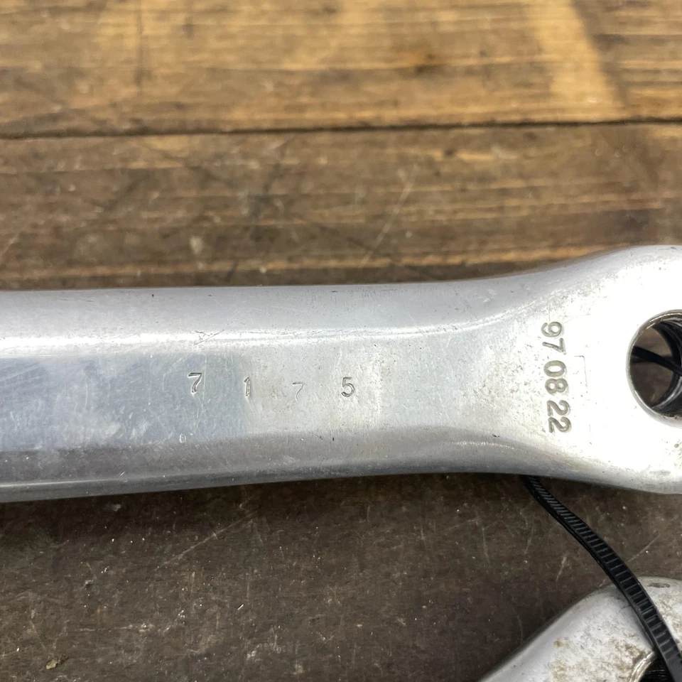 Brazos de manivela vintage Primo BMX 175 mm cuadrados cónicos bielas de 5 pernos aleación 1997 Foto 4 de 4