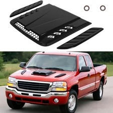 For Gmc Sierra 1500 2500 3500 3pcs Hood Air Flow Intake Scoop Vent Bonnet Cover For Gmc Sierra 1500 2500 3500 3pcs Hood Air Flow Intake Scoop Vent Bonnet Cover