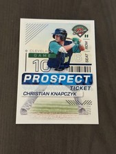 2024 Panini Prospect Edition Silver SSP /25 #54 CHRISTIAN KNAPCZYK Baseball Card