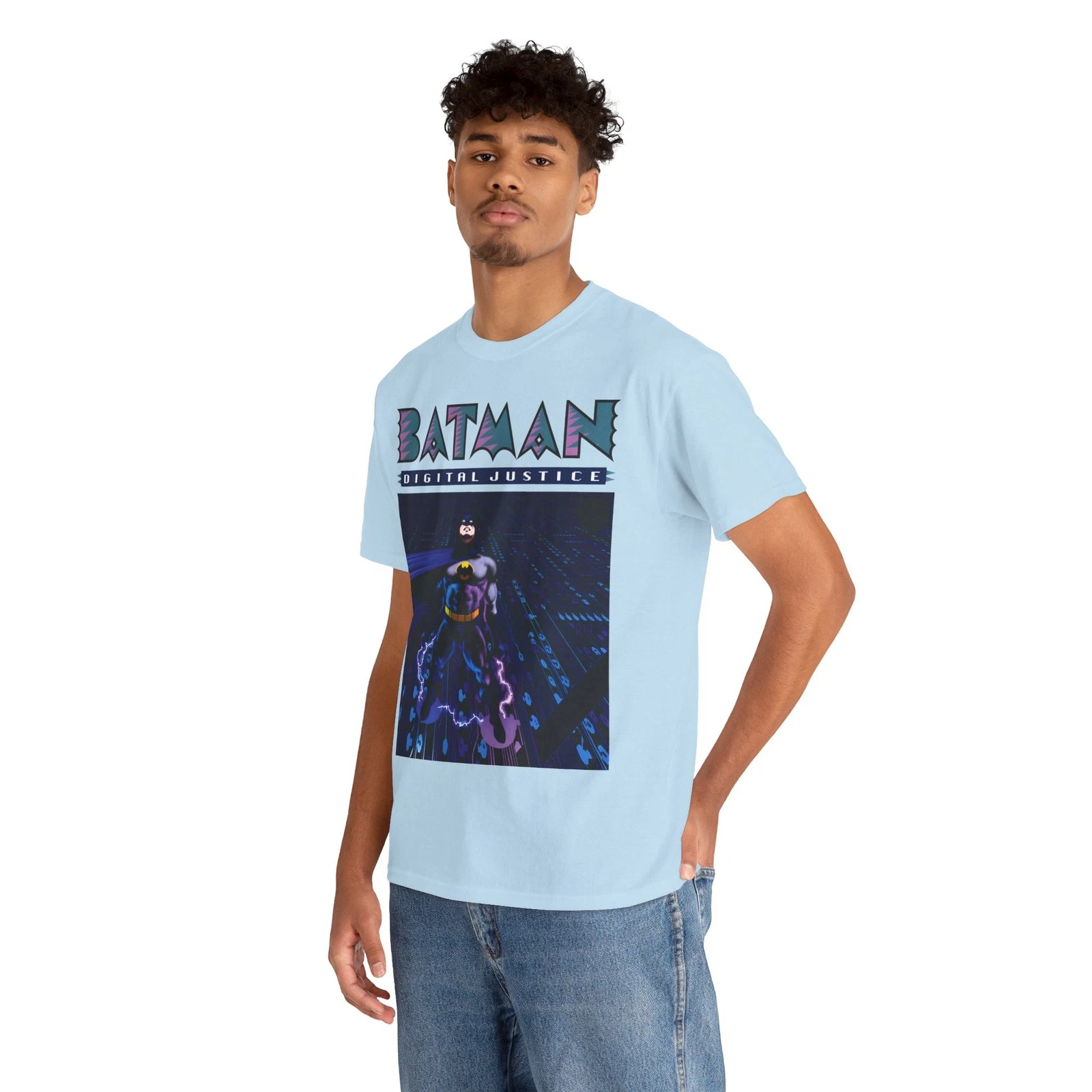 Batman Digital Justice T-Shirt - Pepe Moreno Computer Art - DC Comics