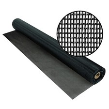 PHIFER 3004134 Screen, Roll, 50 ft L, 4 ft W, Black 30AC04