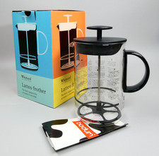 Whittard Latteo Milk Frother Bodum Glass Cafetiere Style Frother - Unused