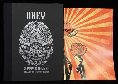 SHEPARD FAIREY Supply and Demand 20th anniv Buch signiert 2009 Obey Giant