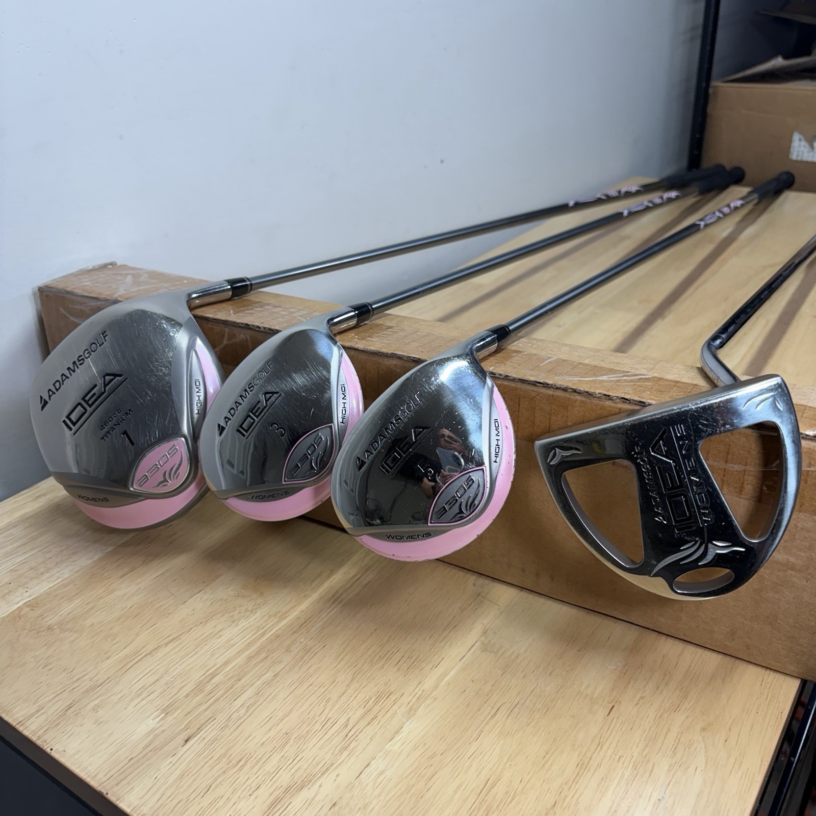 A3 Os Idea Driver 3 & 5 Wood Putter Set Womens Flex Needs Gr