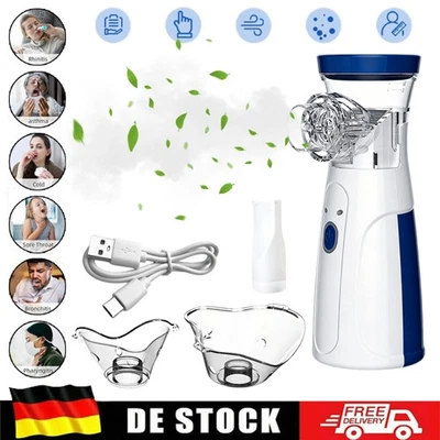 YOUKUKE 3in1 Inhalator Vernebler Inhalationsgerät Inhaliergerät für Erwachsene Kinder DE