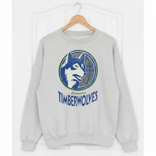 Vintage Timberwolves NBA Crewneck Sweatshirt S-5XL