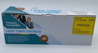 Premium Compatible Yellow Laser Toner PTCF212A for Laserjet Pro200 M251N, NEW!