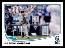 2013 Topps #82 Jason Vargas Seattle Mariners