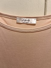 NWOT Ladies Size Large Joyaria Blush Chemise Viscose Slip Night Dress Sleek Soft