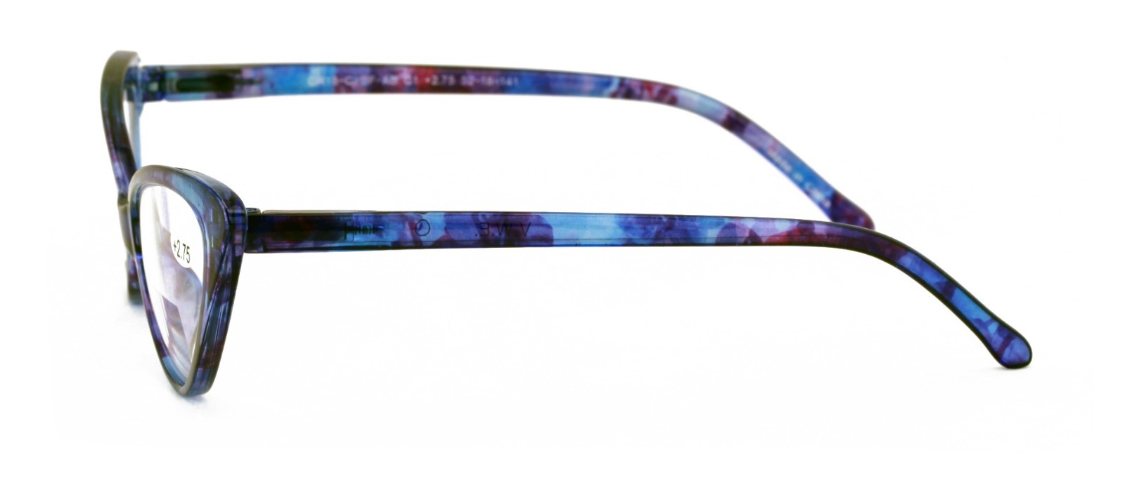 Women's Slim Cateye Clear Bifocal Reading Glasses - Anti-Blue UV Blocker Readers
