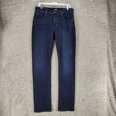 Hudson Jeans Mens 31x34 Dark Blue Byron Stretch Denim Straight *NWT*
