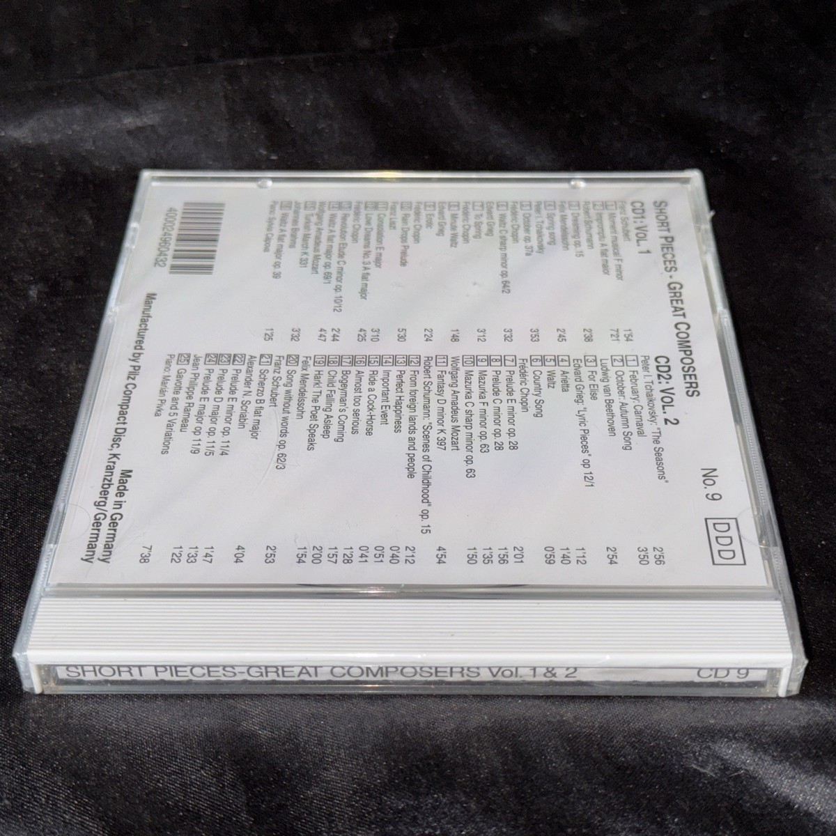 SHORT PIECES - Great Composers Vol. 1 & 2 (2 CD Set, 1988, Germany