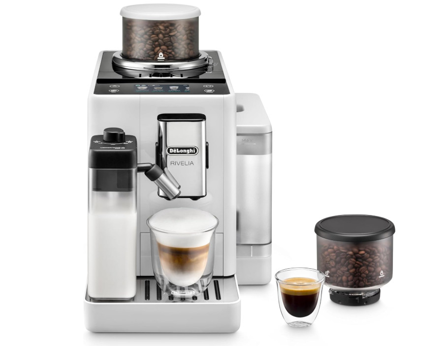 De'Longhi Rivelia Automatic Espresso Machine with Grinder & Milk Frother &ndash; All-i
