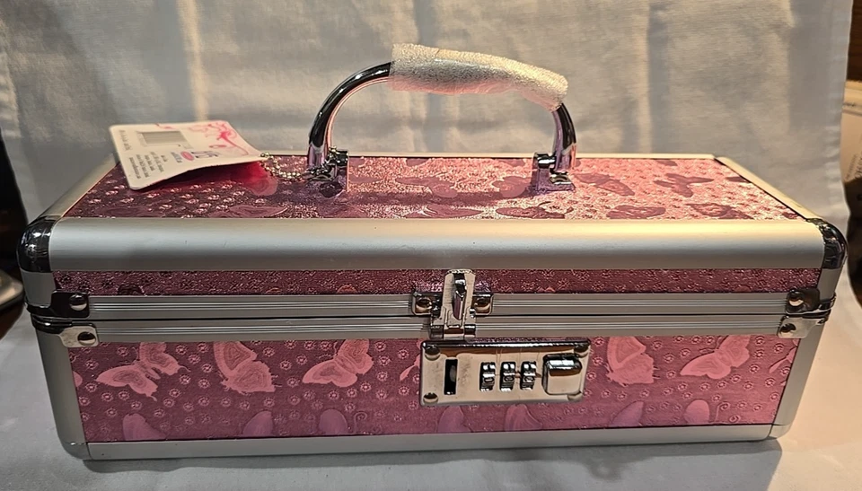 Lockable Vibrator Case - Regular - Pink - Discreet adult-novelty Toy Box - Image 4 of 4