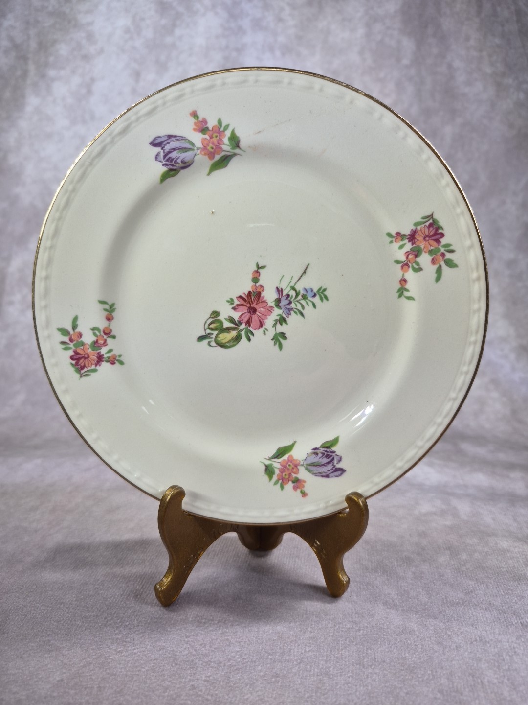 HOMER LAUGHLIN PRISCILLA Bread Butter Salad Plate Eggshell Georgian 6