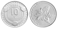 Curacao & Sint Maarten - Netherlands Antilles 10 Cents, 2025, N #462594, Mint