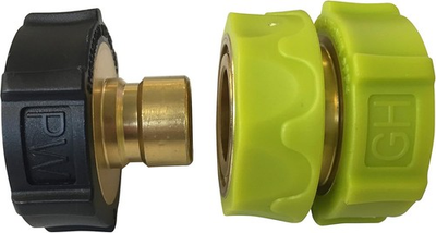 #ad Universal Quick Connect Garden Hose Adapter Superior Brass amp; Aluminum Build $25.99