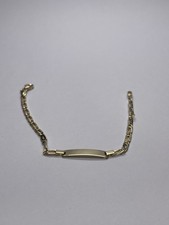 BRACCIALE ORO 18 KT   RAGAZZO COMUNIONE BAMBINO  BATTESIMO  BRACELET OR GOLD