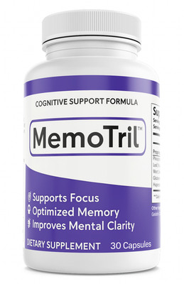 MemoTril Advanced Mind Cognitive Support Dietary Supplement 30 Capsules
