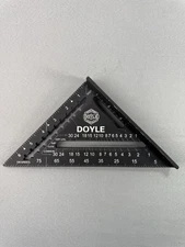 Genuine Doyle 7” Rafter Square Black Measuring Triangle NEW