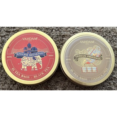 Vahdam Signature Tea Blends English Breakfast & India's Original Masala Chai