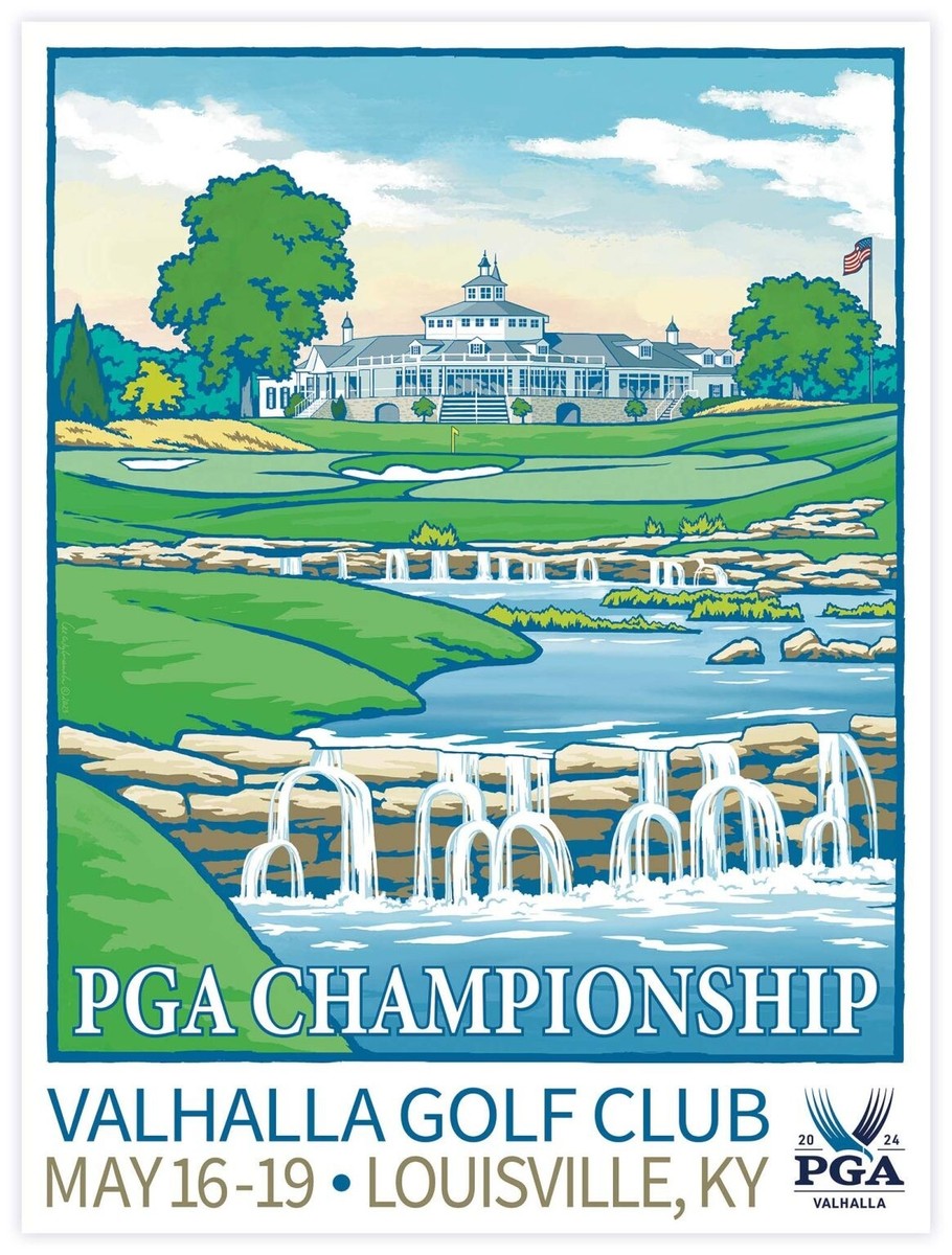 Lee Wybranski Limited Edition 2024 PGA Championship Poster