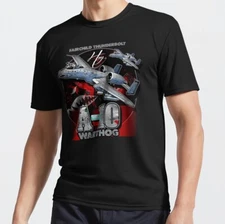 A10 WARTHOG FAIRCHILD THUNDERBOLT USAF FIGHTER AIRCRAFT T-SHIRT