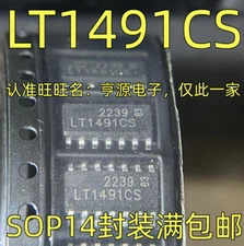 2 PIECES LT1491CS#PBF LTC LT1491CS IC OPAMP GP 4 CIRCUIT 14SOIC SMD ROHS #98HY