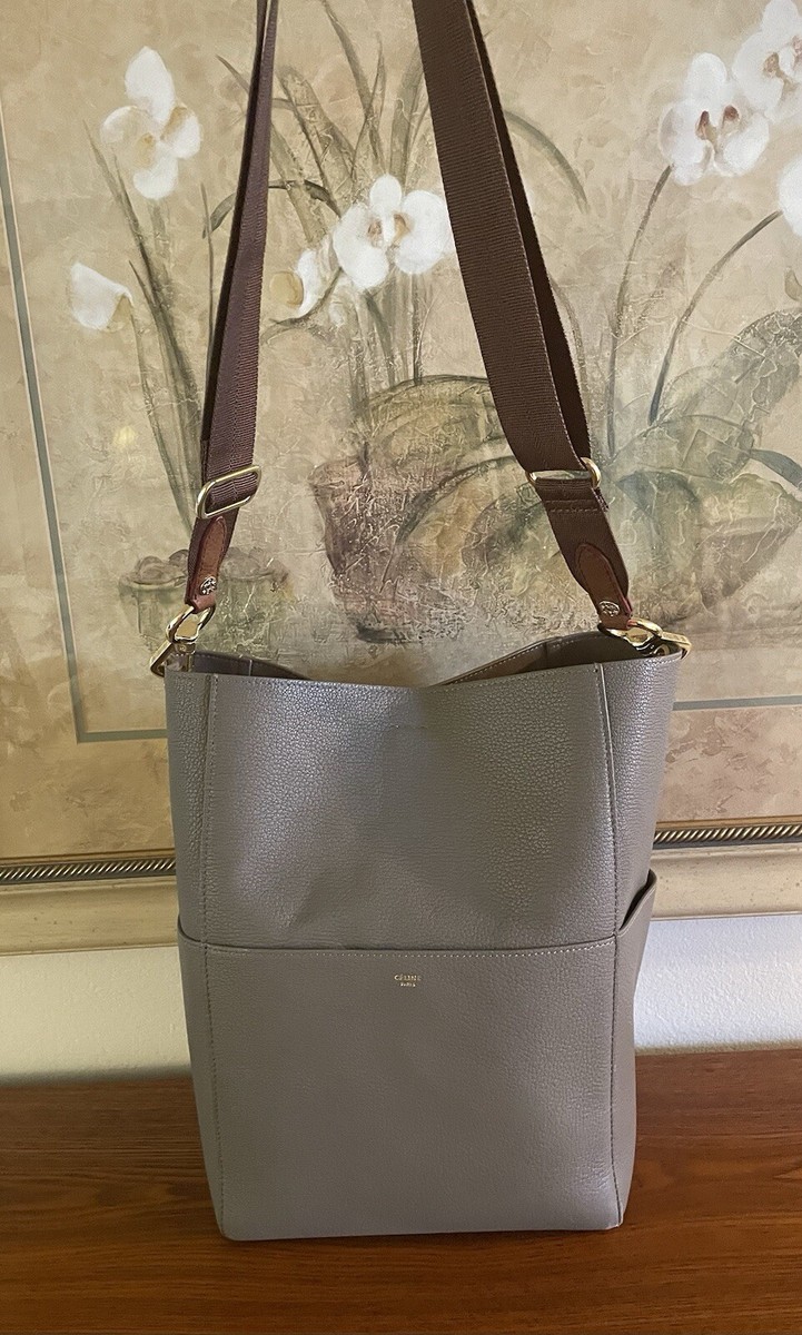 Sangle Leather Tote Celine Seau Sangle Shoulder Bag Celine Sangle