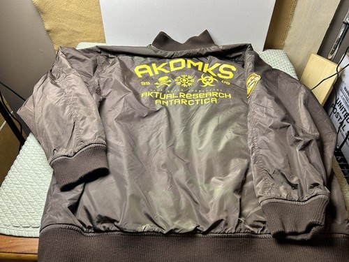 Vintage MENS 3XL Tall AKADEMIKS Reversible Jacket Coat Antarctica Ice Station 9 - Picture 7 of 10