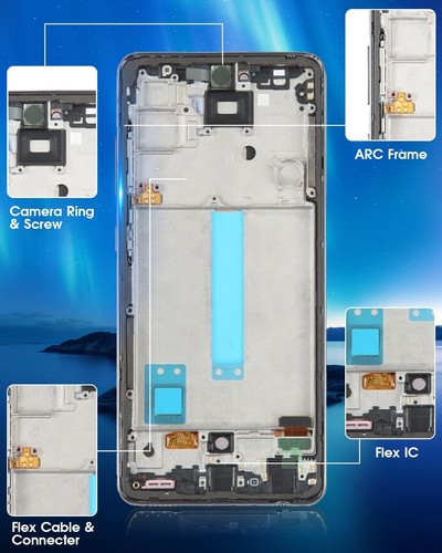 AMOLED Écran pour Samsung Galaxy A52s 5G Ecran pour Galaxy A52s 5G A528B SM-A... - Zdjęcie 7 z 8