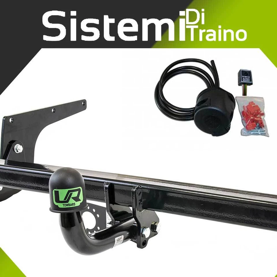 UMBRA RIMORCHI GANCIO TRAINO FISSO PER FIAT QUBO DAL 2008 KIT 7P