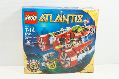 LEGO Atlantis Typhoon Turbo Sub 8060 Damaged Box