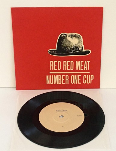 ROTES ROTES FLEISCH / NUMMER EINS TASSE Split 7" Vinyl Schallplatte mit Siebdruck Cover