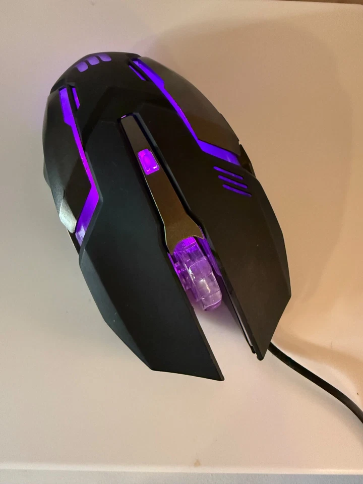 Mouse para juegos iHome LW-BL-GM10008 negro/gris - USB óptico Foto 2 de 4