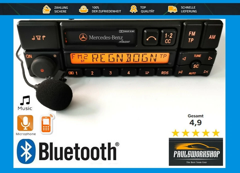 Original Mercedes-Benz Becker BE1150  BE2210 Special Bluetooth + FSE Radio - Bild 4 von 4
