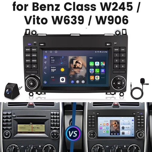 Radio de coche Carplay para VW Crafter 7" Android 13 GPS Navi WIFI BT DAB+ SWC FM 2+32G - Imagen 1 de 11