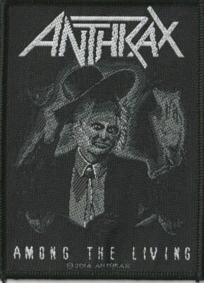   Anthrax - Among the Living gewebter Aufnäher - woven Patch Neu & Official!