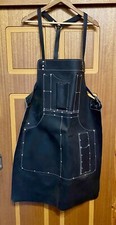 Premium Genuine Leather Bib Apron Wood Worker, Fruiterer, Blacksmith Hand Made