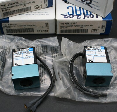 One (1) MAC PME-501DABE  Replacement Solenoid Pilot Valve 24VDC 6W NEW