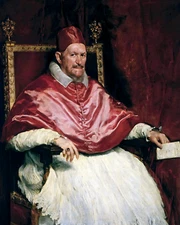Portrait of Pope Innocent X by Diego Velázquez 8"x10" Art Print 8x10