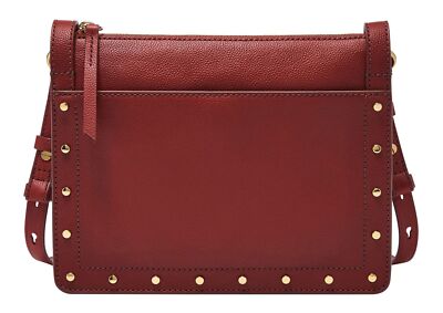 Crossbody Bag Fossil Tasche Rot Leder FOSSIL Taryn Crossbody Bag