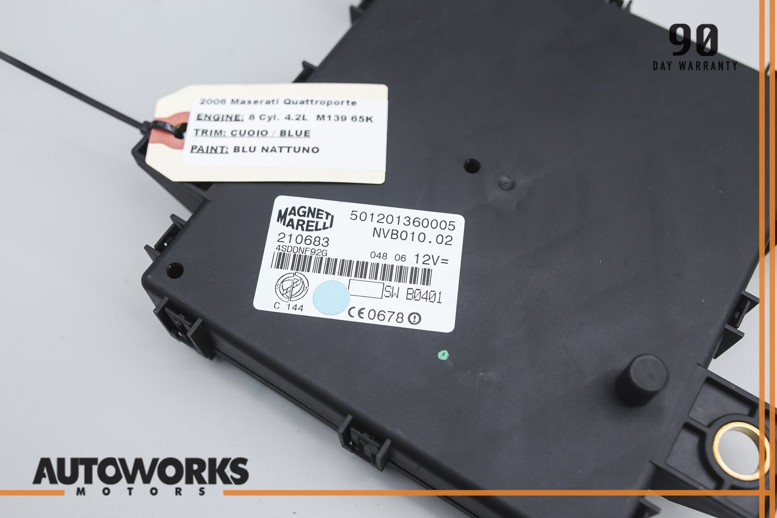 03-13 Maserati Quattroporte M139 Trunk Release Opener Control Module Box OEM