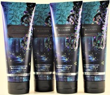 QTY 4 - Bath  Body Works WICKED VANILLA WOODS Body Cream Lotion Moisturizer 8oz