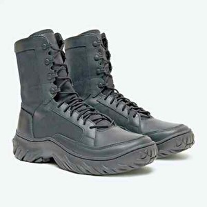 black suede tactical boots