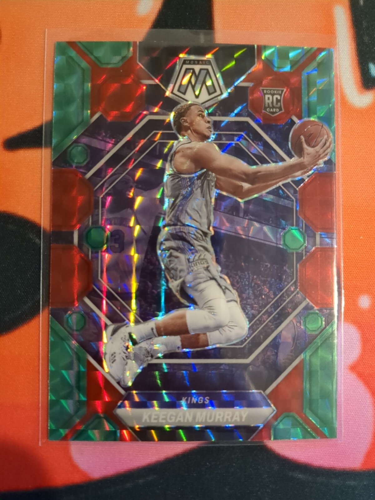 Keegan Murray 2022-23 Panini Mosaic Choice Red Green Prizm Rookie RC SP #227